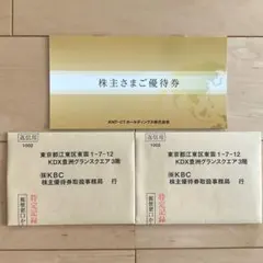 近畿日本ツーリスト　KNT-CTホールディングス　株主優待券のサムネイル