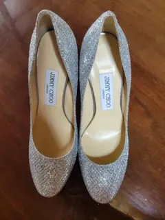 新品未使用品 JIMMY CHOO　パンプス　グリッター　ウエディング　結婚式