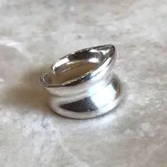 silver925 ボリュームデザインリング　シルバー925 ワイド