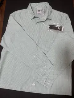 adidas ボーダーシャツMサイズ