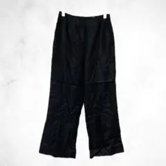 ユナイテッドアローズ　パンツ　38 M 黒　シンプル　上品　麻　リネン