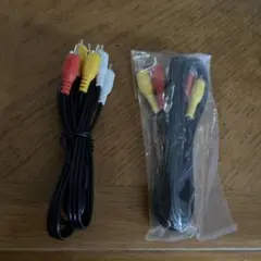 RCAケーブル 赤白黄　2セット