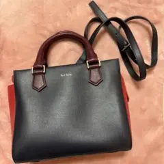 Paul Smith 2way ショルダーバッグ レザー バイカラーのサムネイル