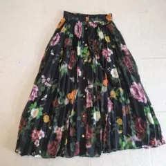 amerivintage花柄プリーツロングスカートのサムネイル