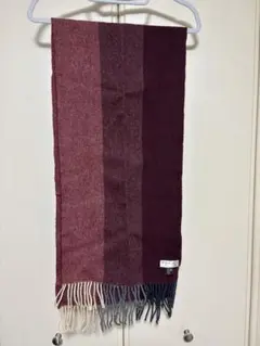 MA.AL.BI ウールマフラー バーガンディ