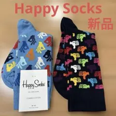 新品　Happy Socks ハッピーソックス２足セット　レディース　OK柄