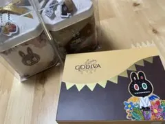 GODIVA ラブブ コラボ缶