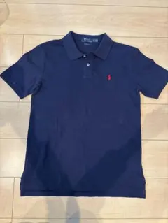 ポロラルフローレン ポロシャツ 紺 ボーイズL 160（大人S相当）美品