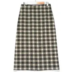 【H＆M】ボトムス/スカート/タイトスカート/Iライン/膝下丈/チェック柄
