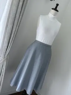 【美品】レリアン　美ライン　グレー色　スカート　9号