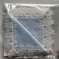 近沢レースタオルハンカチ　ミッフィー　ブルー