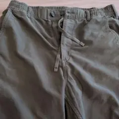 カーゴパンツ オリーブグリーン ドローコード付き