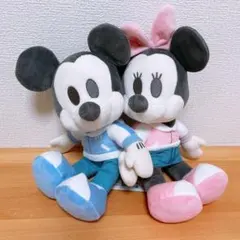 ミッキー　ミニー　ちょっもっさ　デココレ　ペア　ぬいぐるみ　【おまけ付き】