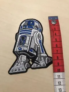 97-R2D2 スターウォーズ ブラックシリーズ 刺繍ワッペン一枚 アーロン熱用