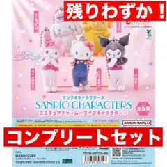 サンリオ　ミニチュアチャーム ライブキャラクター ふわふわフロッキー　コンプ