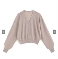 グレイル　カーディガン　ピンクベージュ