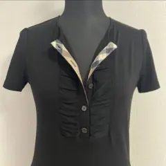 【美品】BURBERRY LONDON ヘンリーネック カットソー サイズ2のサムネイル