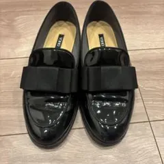 OHGA オーガ フラットシューズ ダブルストラップ ブラック 黒 23.5 OHGA オーガ フラットシューズ ダブルストラップ ブラック 黒