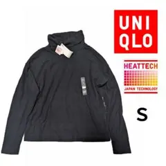 新品タグ付き　ユニクロ HEATTECH ブラック タートルネック　シャツ S