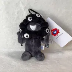 黒ミャクミャク　座りタイプ　カラビナ　マスコット　新品　万博限定