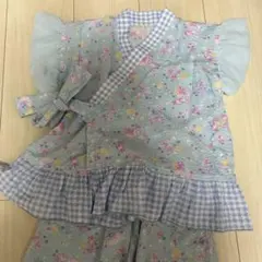 かわいい水色 甚平120