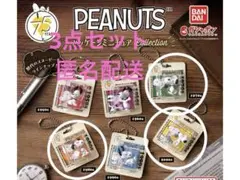 PEANUTS パッケージミニチュアコレクション 3点セット 新品未開封