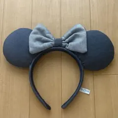 ディズニー カチューシャ デニム ミニー