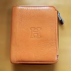 【ゆ様専用】ヒロフ HIROFU二つ折り財布 オレンジ
