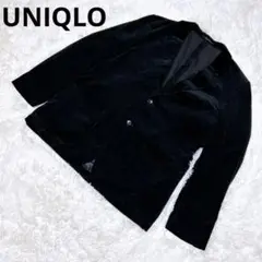 【2024AW 極美品】UNIQLO ユニクロ　テーラードジャケット（XL）黒
