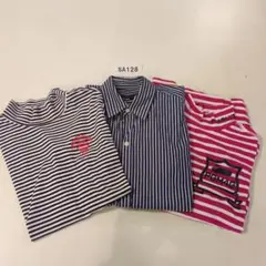 ゴルフ　ウェア　シャツ　ハイネック　インナー 3点セット