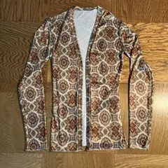 ジャンコロナ　00s　カーディガン　フランス製　ポリエステル