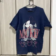 ミッキーマウス アスレチックTシャツ ネイビー