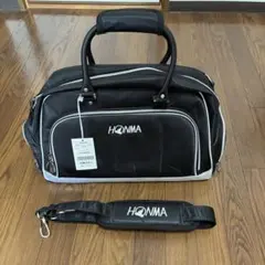 （K26352）★未使用★ 本間ゴルフ ボストンバッグ 黒のサムネイル