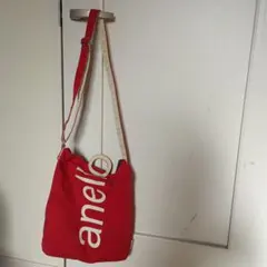 anello ショルダーバッグ レッド ロゴ