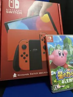 Nintendo Switch 有機ELマリオレッド＆カービィ ディスカバリー