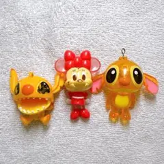 ディズニー スティッチ ミニー アクリルキーホルダー セット