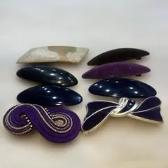 バレッタ まとめ売り ベロア りぼん かわいい レトロ