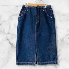 【コロニー2139 】美品 デニム タイトスカート フロントスリット フリンジのサムネイル