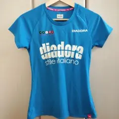 ⭐️DIADORA ディアドラ テニス Tシャツ M 青 レディース