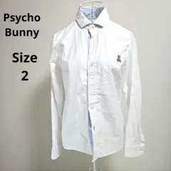 【オシャレ⭐Psycho Bunny】白　ウサギ　サンプル　サイズ2のサムネイル