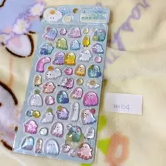 ぷっくり立体 キラキラ ポップシール うるちゅる オバケーヌ ドロップシール