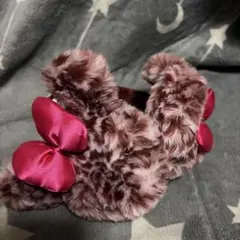 ディズニー ミニー ヒョウ柄イヤーマフ