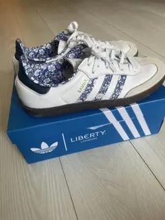 アディダス　SAMBA リバティ　23.5センチ adidas リバティ×アディダス スニーカー 23.5cm - メルカリ