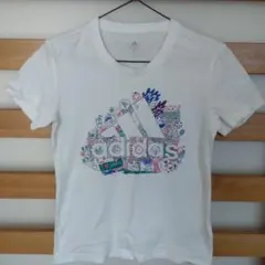 adidas カラフルイラスト Tシャツ M