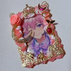 ホイップデコ トレカケース ピンク‪✕‬白