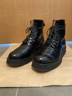 DOLCE & GABBANA レースアップブーツ ブラック 10 イタリア製 DOLCE & GABBANA レースアップブーツ ブラック 10 イタリア製 - メルカリ