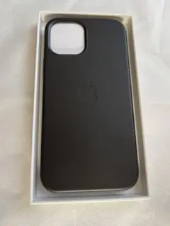 【新品】Apple純正iPhone 12/12pro レザーケース ブラック