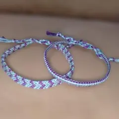ハンドメイド　ミサンガ　２本セット