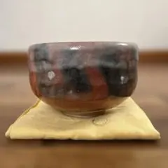 藤沢栗山 赤茶盌