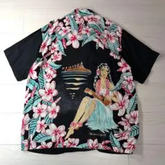 【希少デザイン/00s】pataloha　フラガール　総柄アロハシャツ　s 希少デザイン/00s】pataloha フラガール 総柄アロハシャツ s - メルカリ